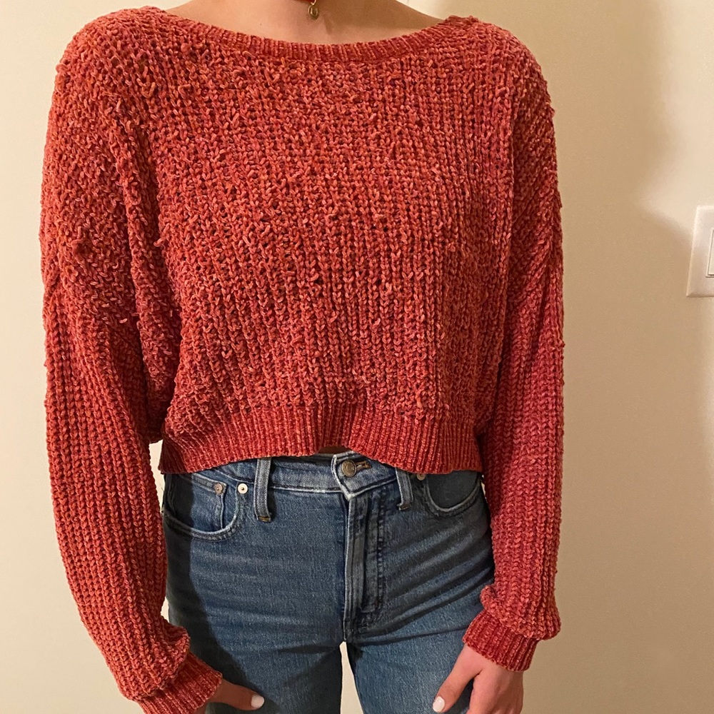 Chenille sweater